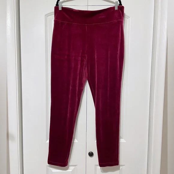 Talbots Luxe Velour High Waist Leggings Sz XL - Picture 3 of 10
